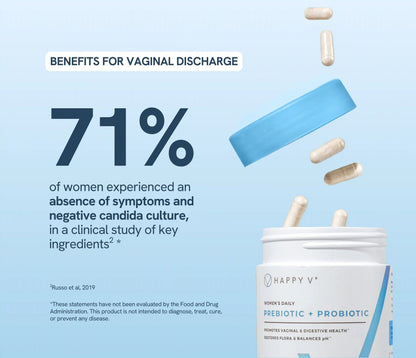 Happy V Prebiotic + Probiotic